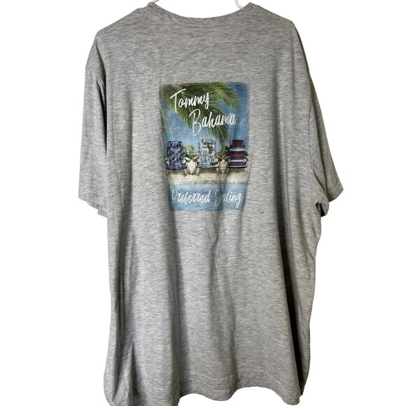 Tommy Bahama Other - Tommy Bahama Grey Summer 'Perfect Seating' Tshirt 1XLTB/ 1TGG